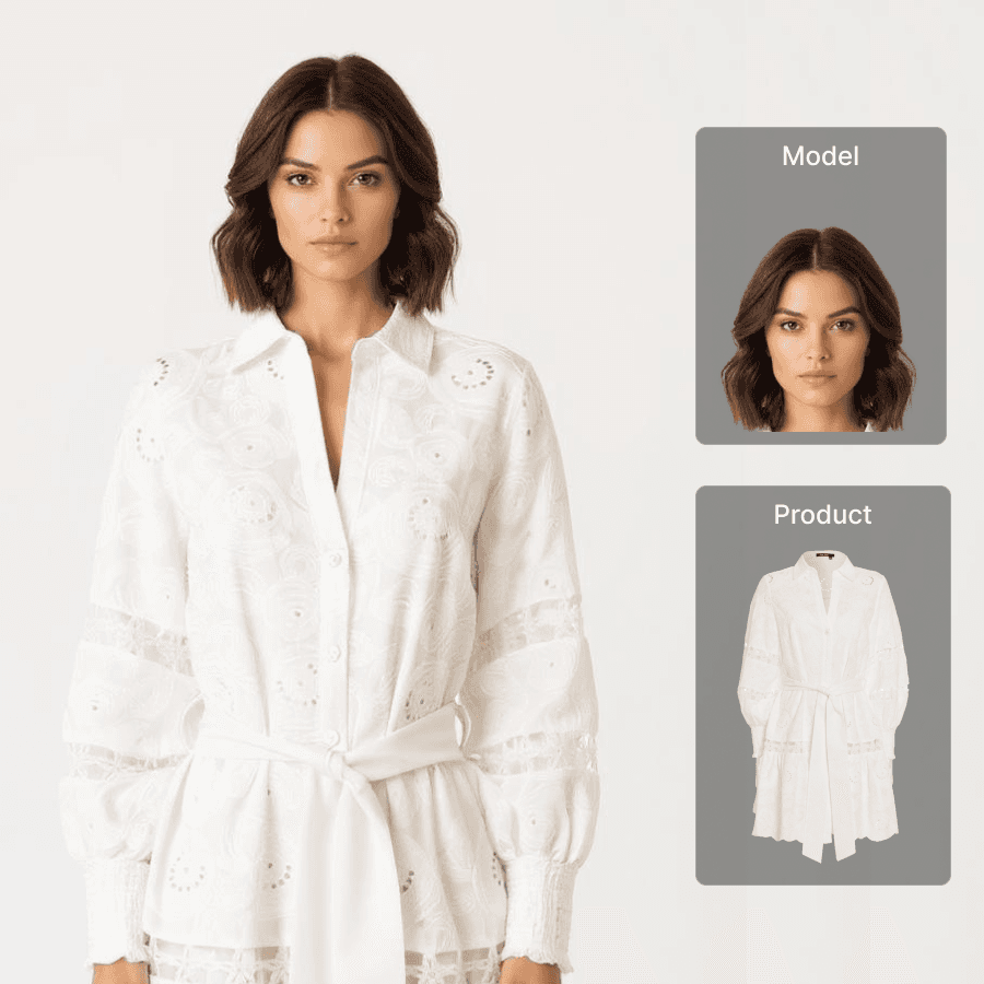 Fashion Studio: Model und Produkt werden per KI kombiniert